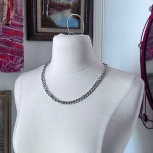 hot topic silver chain necklace